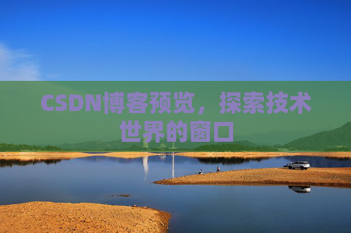 CSDN博客预览，探索技术世界的窗口